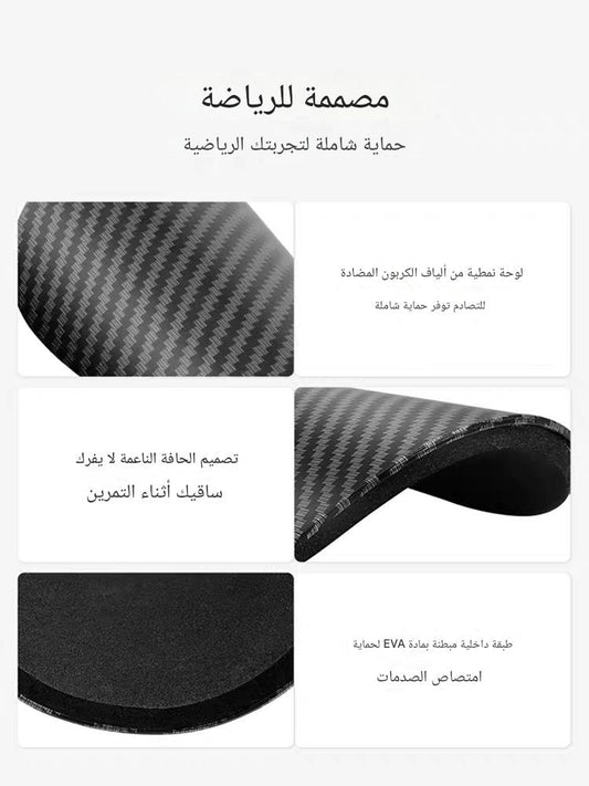 ألياف الكربون واقيات الساق - مقاس واحد يناسب الجميع للبالغين