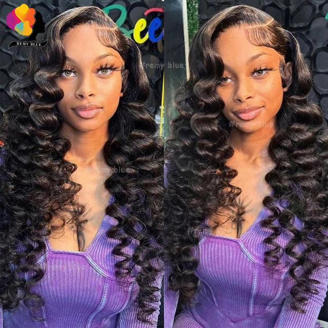 Human Hair - Heat Resistant Ombre Brown Blonde With Breathable （Lace16/20 inches)