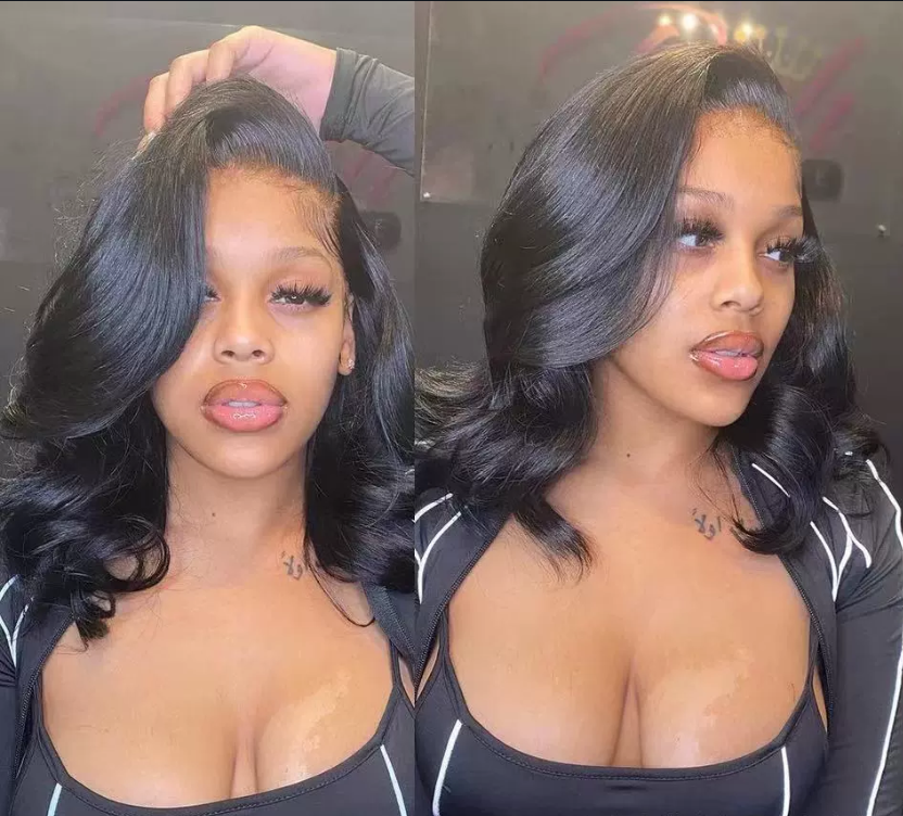 Wigs - Heat Resistant Ombre Brown Blonde With Breathable Lace